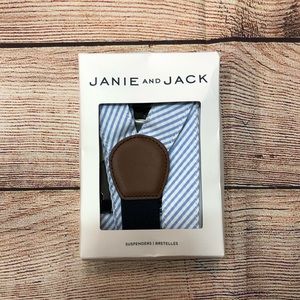 Janie and jack striped suspenders